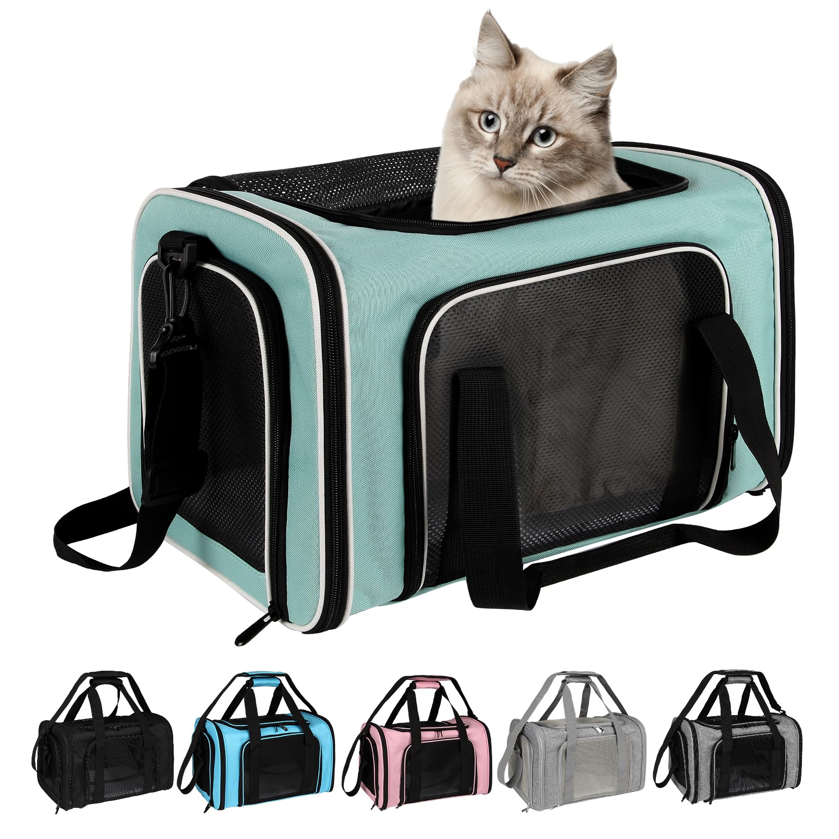 Top tasta couleur verte, look moderne et pratique pour les voyages.