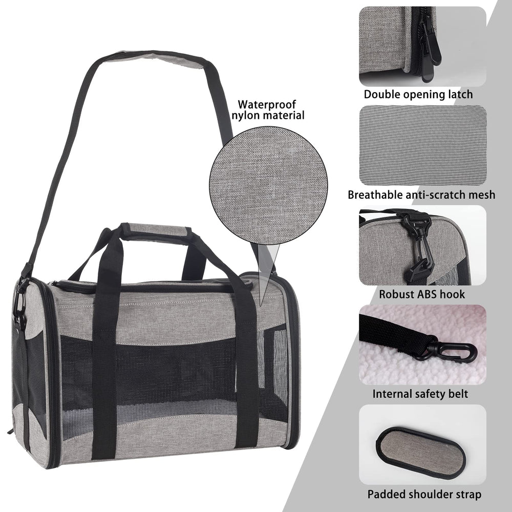 Top Tasta sac transport chat coussin laine détachable pour repos.
