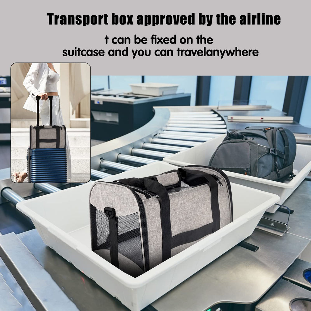 Top Tasta sac transport chat design pliable pour rangement facile.