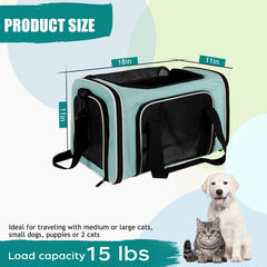 Top tasta porte-animaux avec ventilation sur quatre côtés pour une circulation d air efficace.
