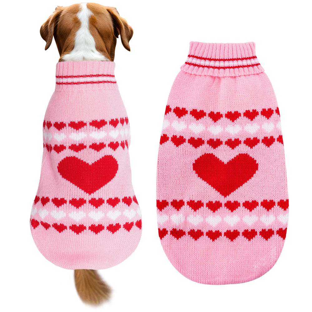 Topbuti pull chien col roulé doux, réchauffe lors des sorties hivernales.