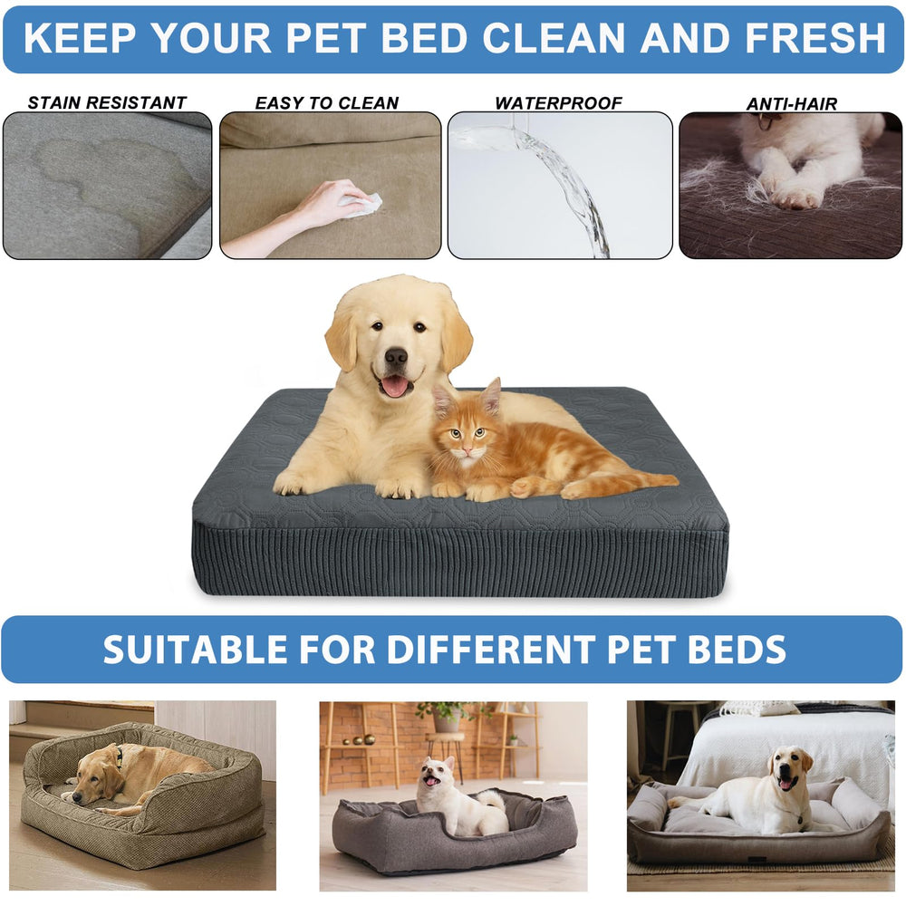 TOPHMDECOR Housse lit chien, douceur et confort pour les siestes.