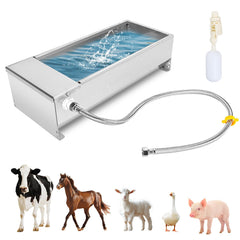 TOPINCN abreuvoir flottant 7,5 L avec remplissage automatique pour animaux.