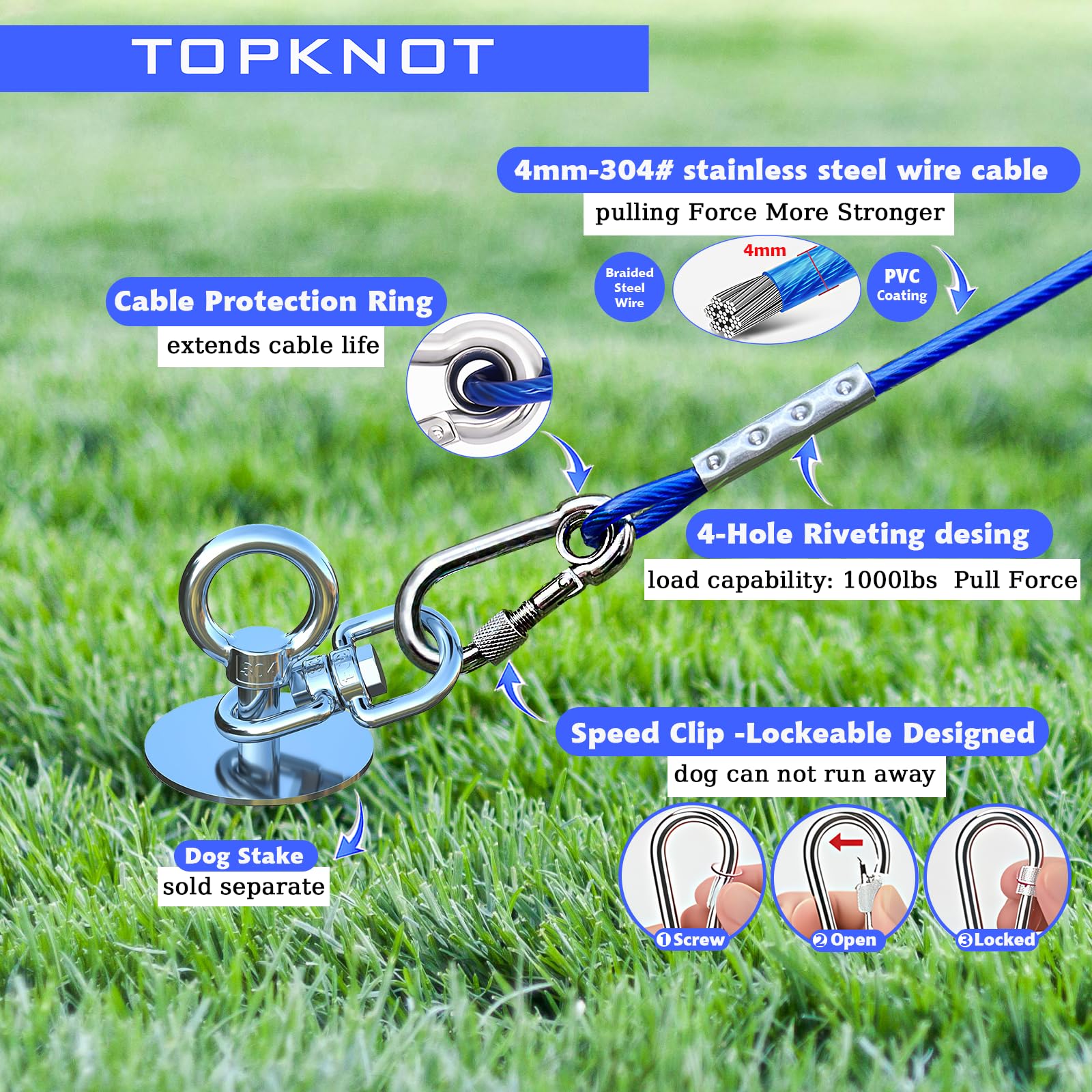 TopKnot portable et léger: facile à transporter lors des voyages.