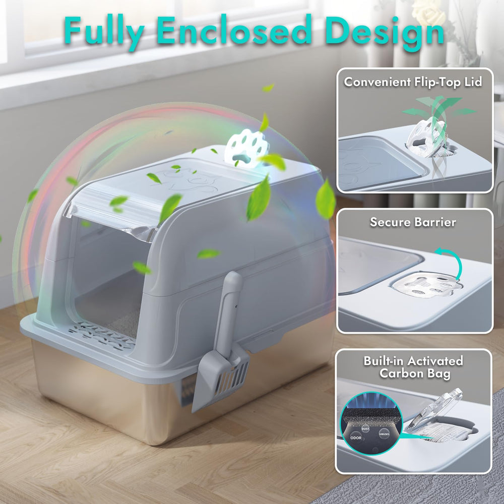 TopOpen bac-litière grande taille pour grands chats: espace confortable et sans débordement.