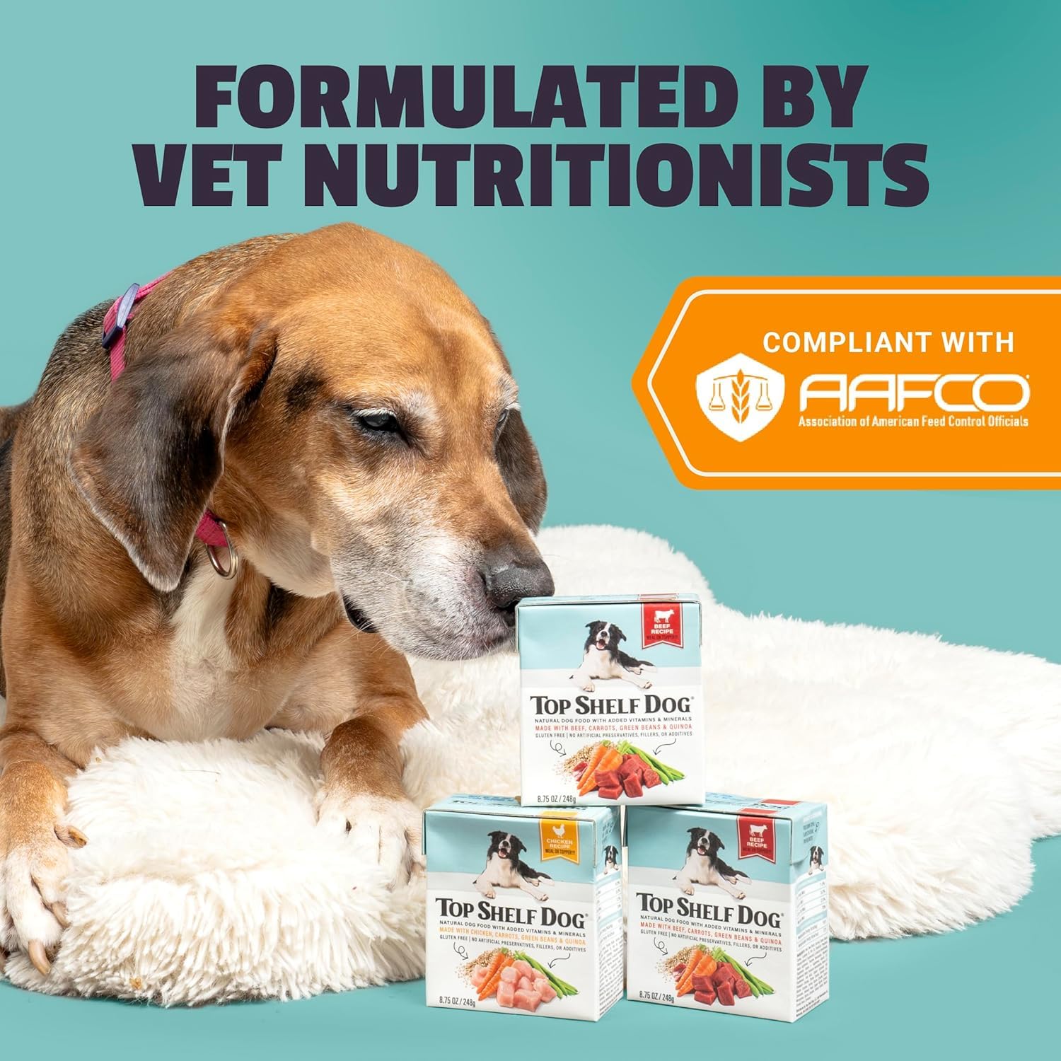 Top Shelf Dog sans-additifs-artificiels: formule sans additifs artificiels.