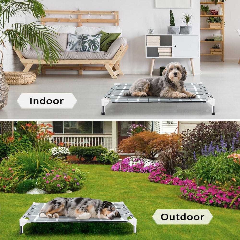 Topsmartking portable-dog-bed-exterieur, facile à transporter pour activités en plein air.