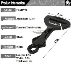 TOPSOSO Truelove: montage facile ceinture voiture, installation sans effort.