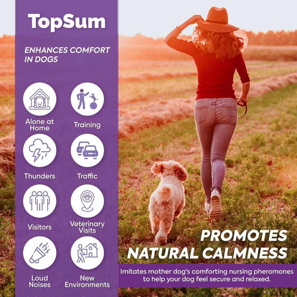 TopSum diffuseur à brancher pour chien, aide au quotidien face aux bruits