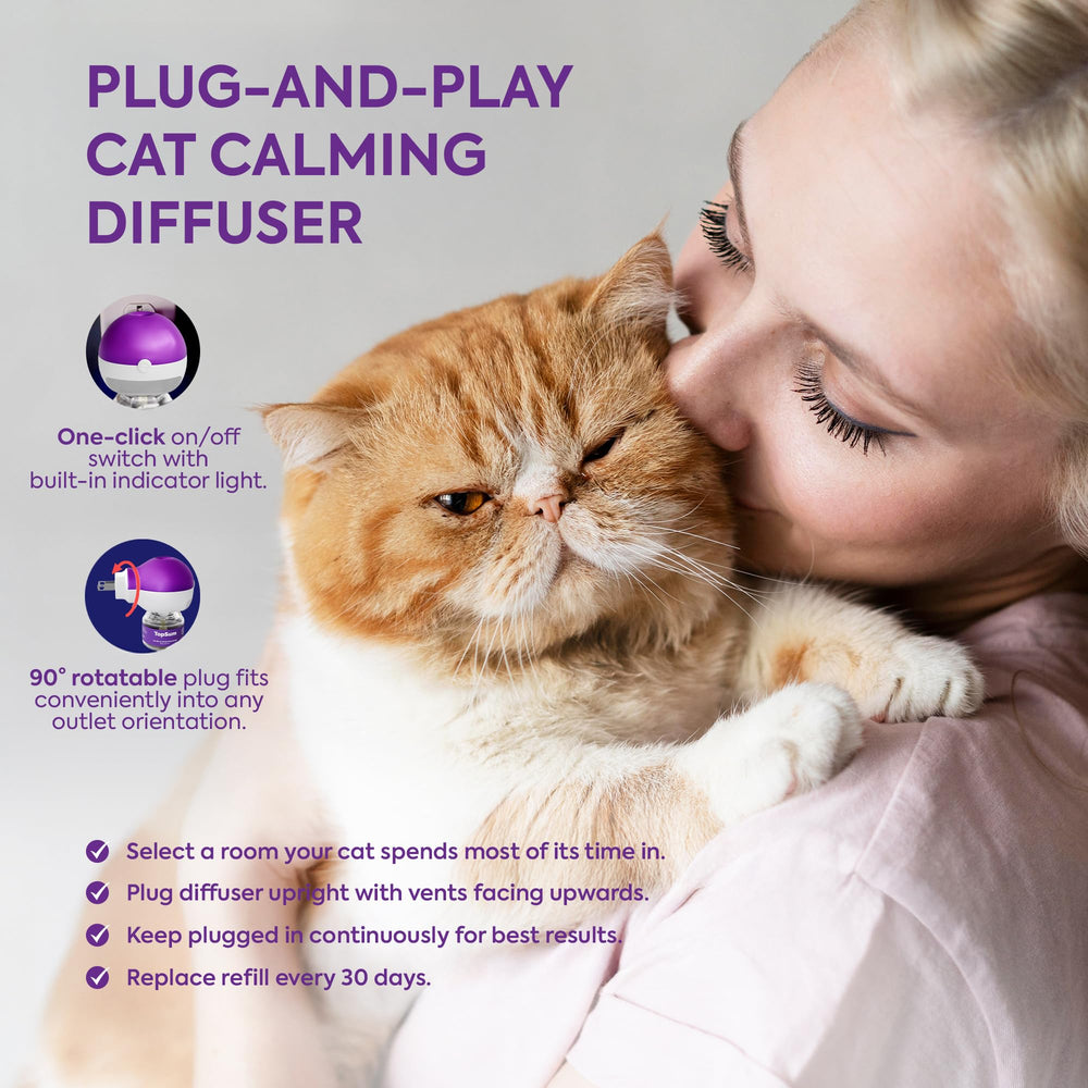 TopSum diffuseur chat installation rapide dans plusieurs pièces.