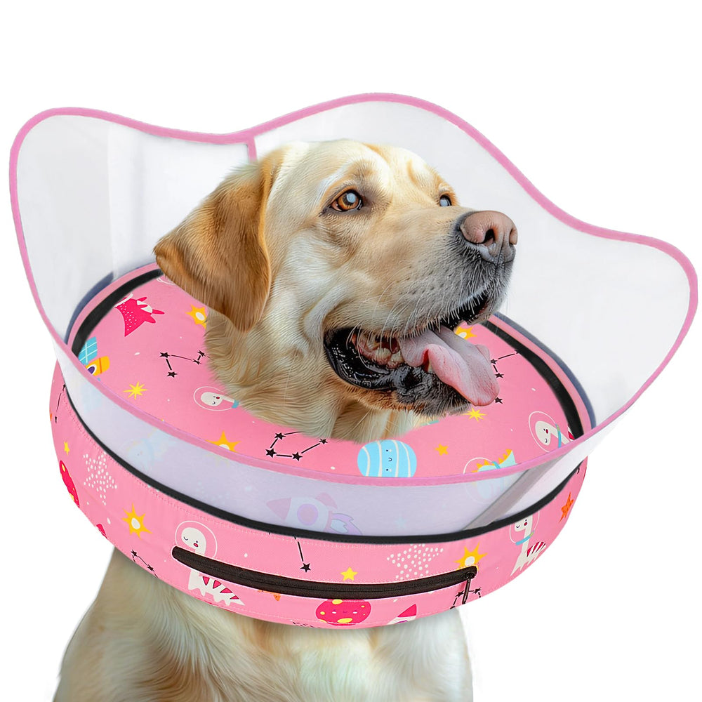 Toptakeit collier chien, anneau inflable élevé, pour un port confortable et sûr