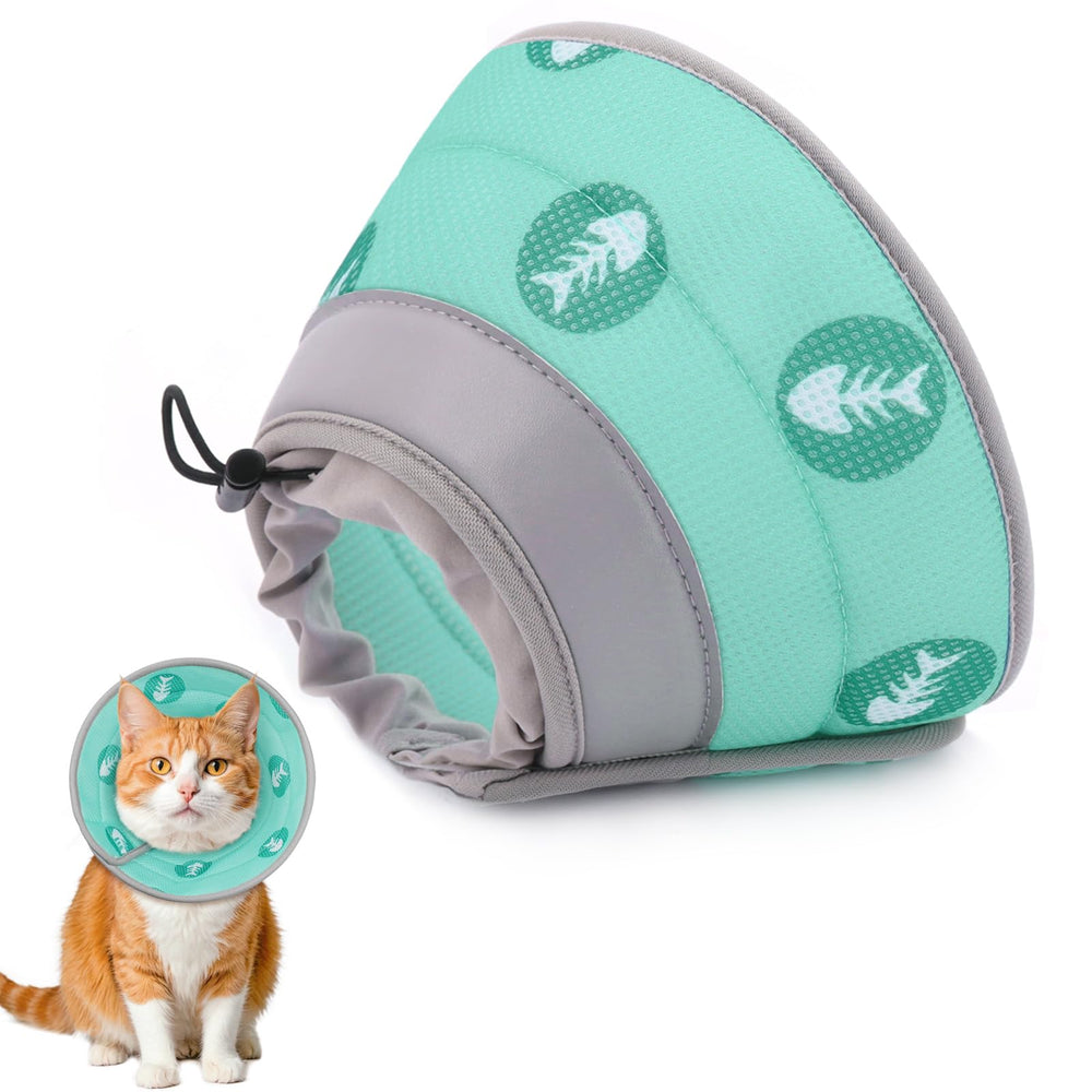 Toptakeit collier-cone chat doux protège les zones blessées sans gêner le chat