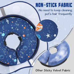 Confort moelleux et respirant du collier donut gonflable Toptakeit.