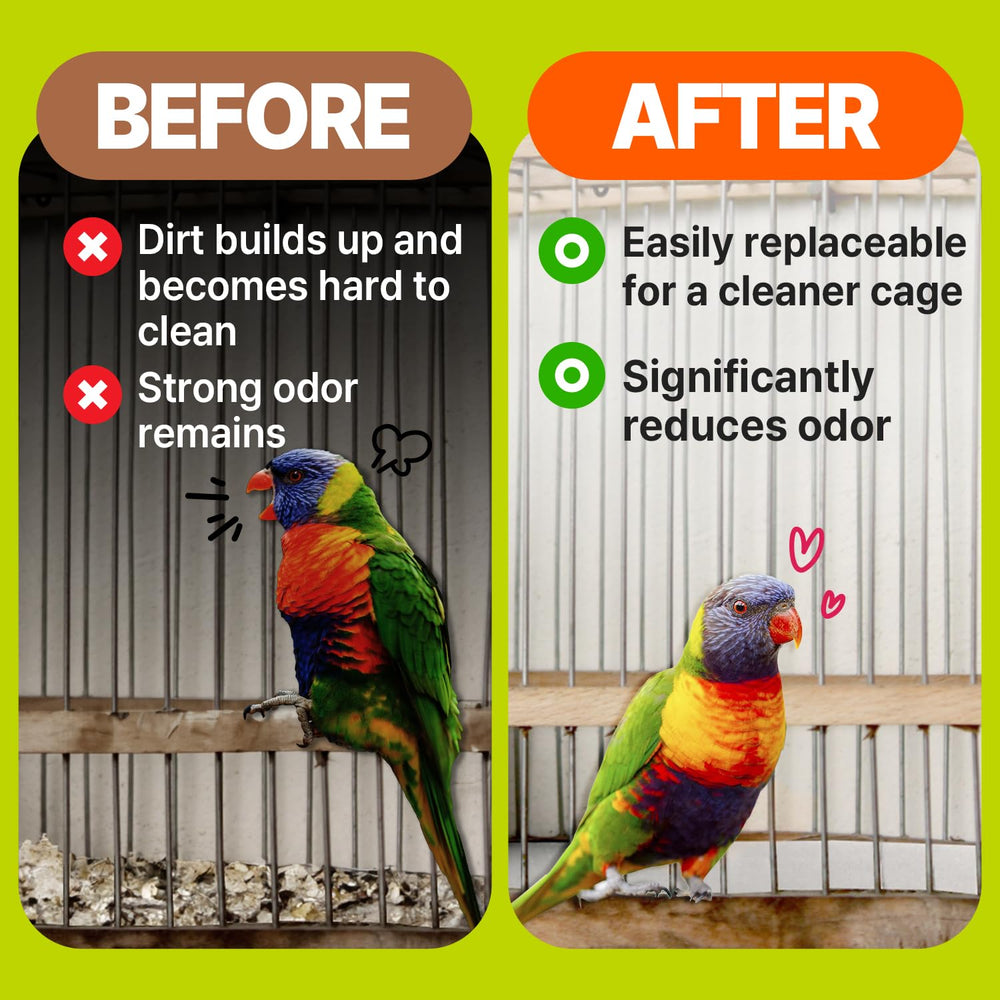 TORTO9 – doublure cage oiseaux écologique, sans plastique.