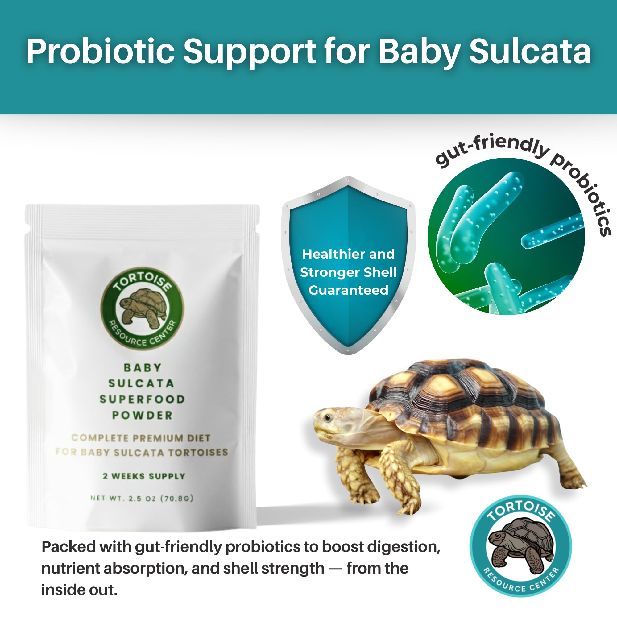 Tortoise Resource Center – guide nutritionnel sulcata inclus dans le coffret.