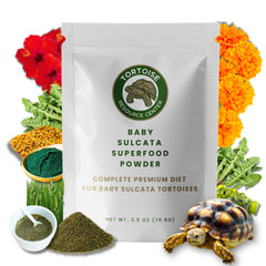 Tortoise Resource Center – poudre bébé sulcata calcium pour croissance saine.