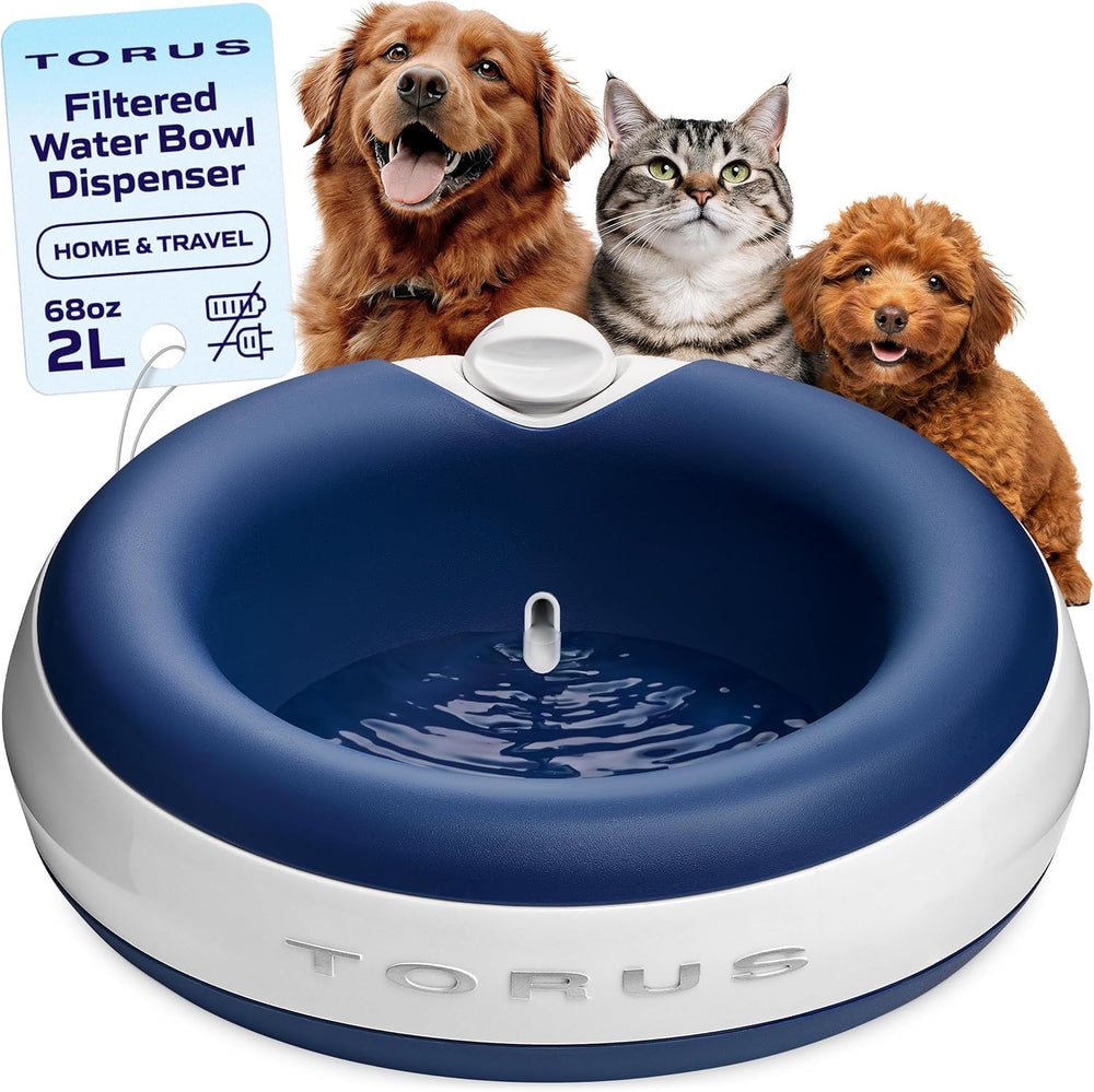 Torus Pet distributeur d'eau automatique pour chiens, hydratation pratique et silencieuse.