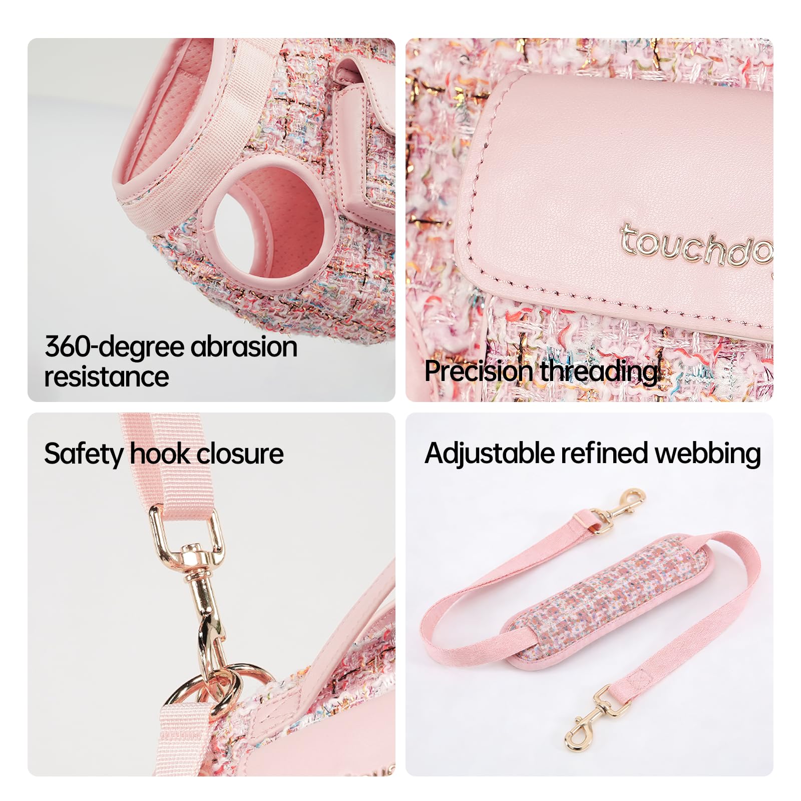 TOUCHDOG Poche magnétique accessible pour accéder rapidement aux essentiels.