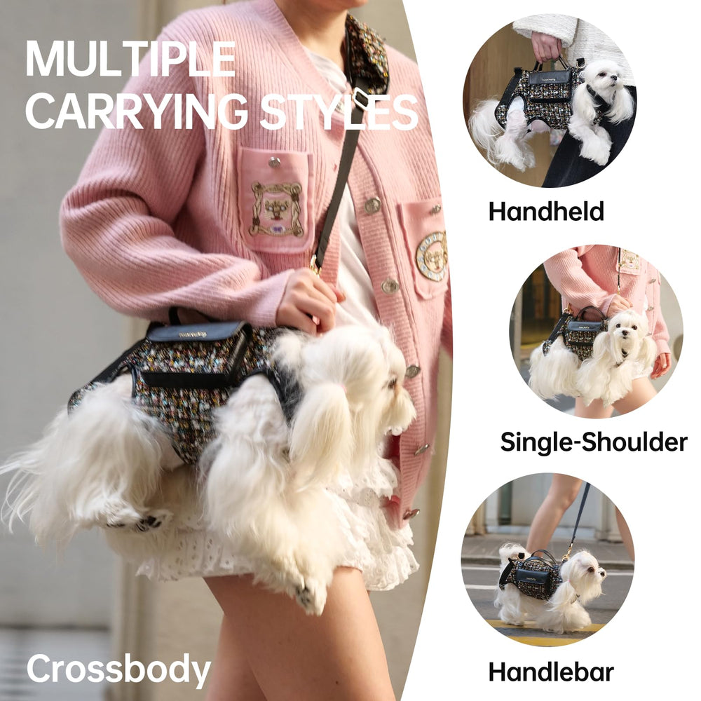 TOUCHDOG Poignée détachable et sangle ajustable pour un transport confortable.