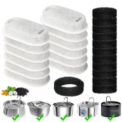 Filtre TOUDABBQ pour fontaine chat 67oz, eau plus fraîche pour votre félin.