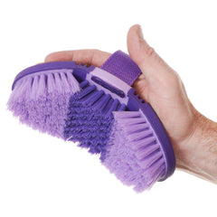 Tough1 Great Grips Flex Finishing Brush, sangle réglable pour un maintien confortable.