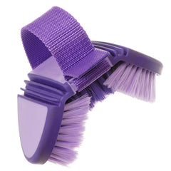 Tough1 Great Grips Flex Finishing Brush, joints flexibles pour s'adapter aux jambes du cheval.