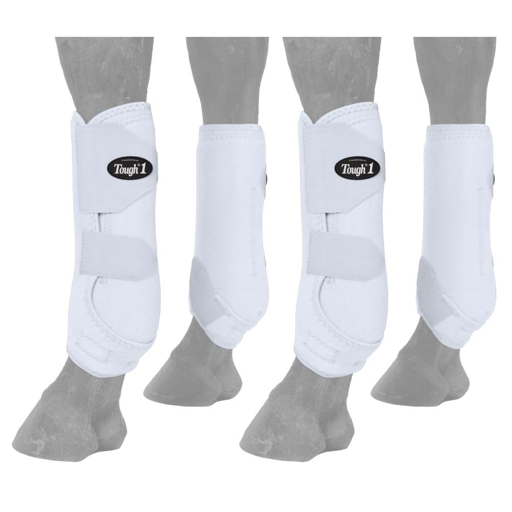 Bottes sportives extrêmes ventilées Tough 1, ensemble blanc, protection légère et respirante.