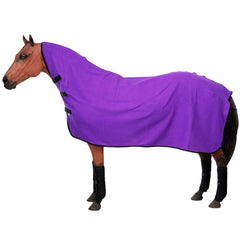 Tough1 couverture contour en polaire douce, vue générale, réchauffe le cheval