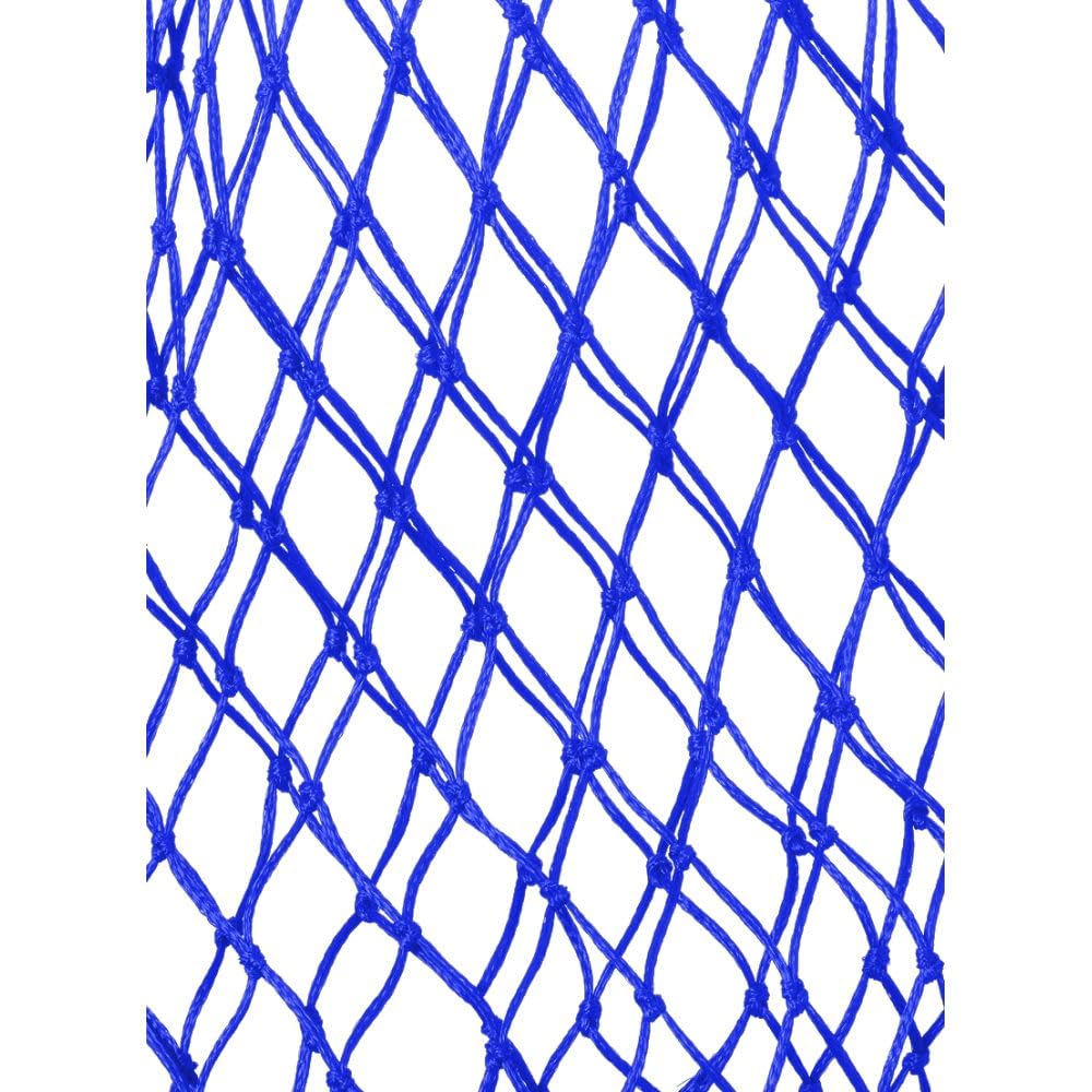Tough1 réseau de foin bleu royal avec fermeture par corde, pratique pour concours et trajets.