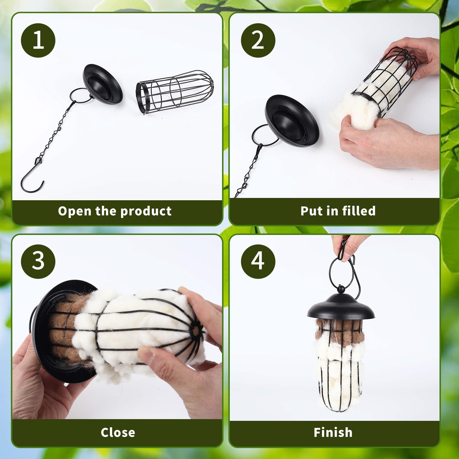 Cadeau nature TOWDREU, idéal pour amoureux des oiseaux et jardiniers.