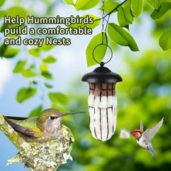 Décor jardin TOWDREU avec nid colibri, esthétique et attractif.