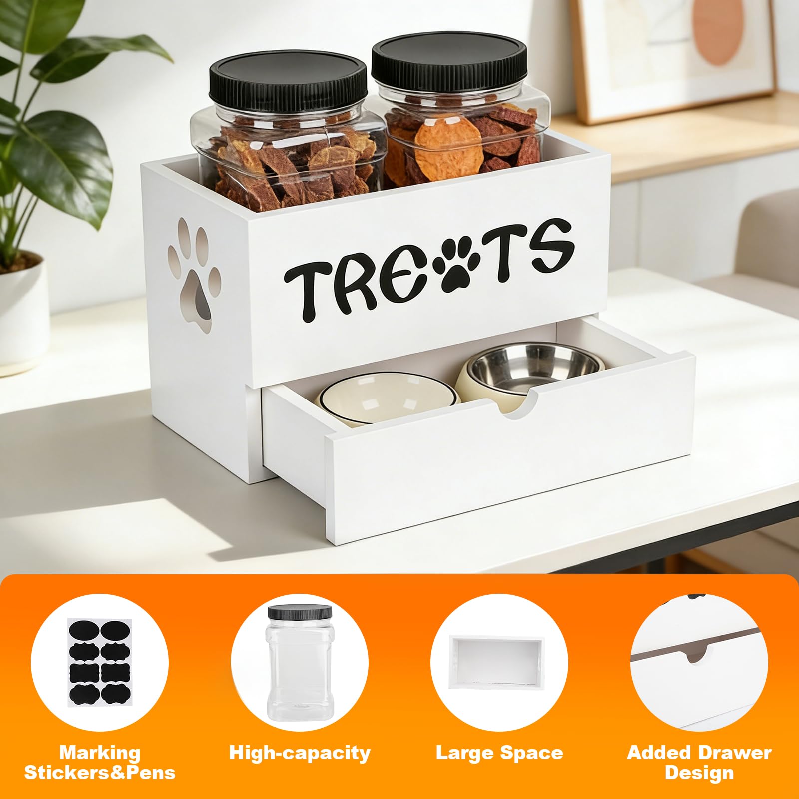 Étiquettes stickers TOWEBOORY pour personnaliser le stockage et la décoration.