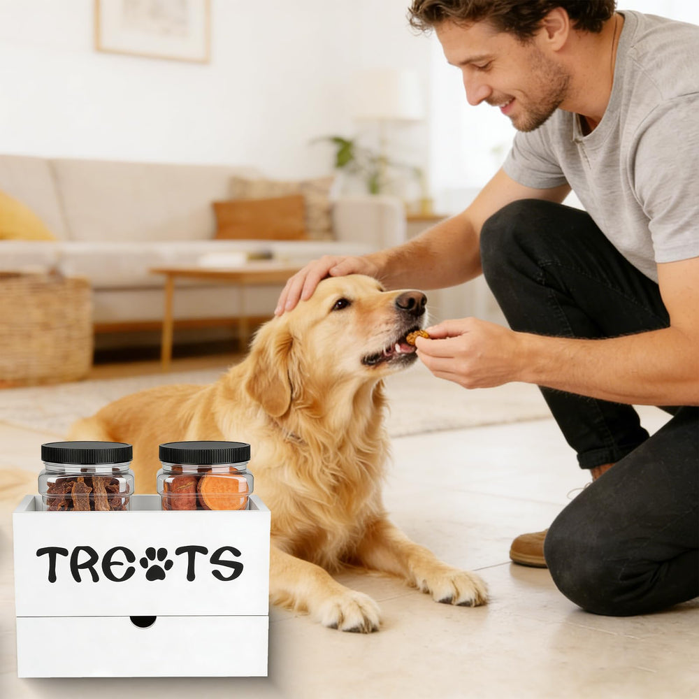 TOWEBOORY tiroir inférieur spacieux pour nourriture et bols.