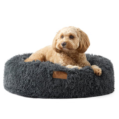 Town & Country Luxe CuddleTown Donut Bed extérieur avec peluche douillette et confort.