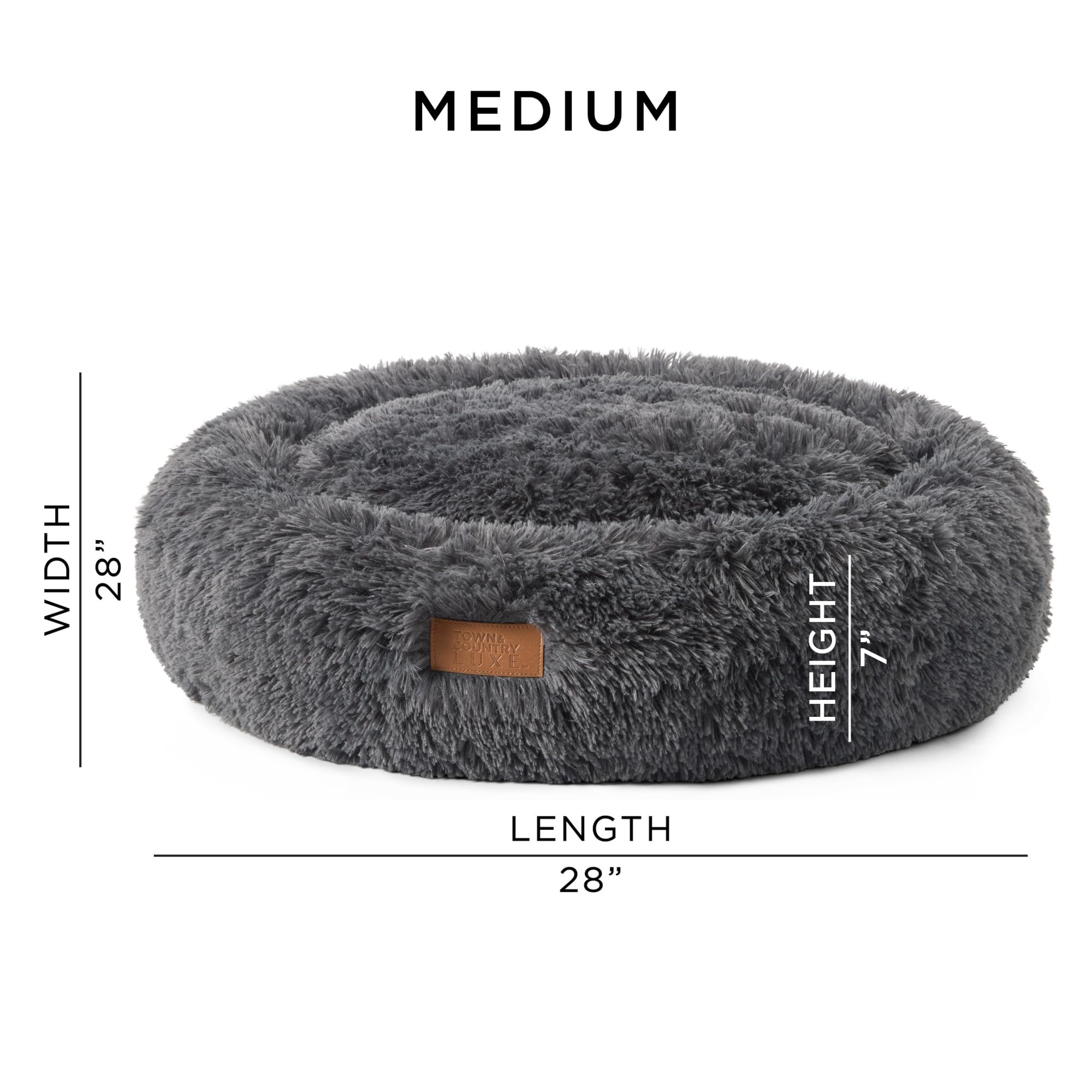 Town et Country Luxe CuddleTown Donut – détail peluche douce pour repos