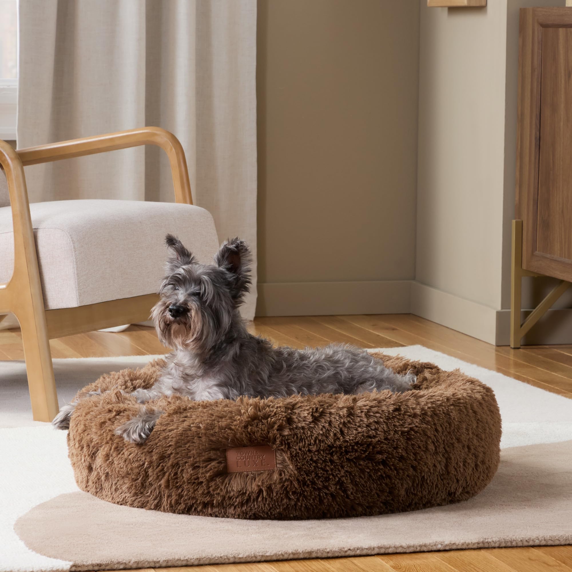 Town et Country Luxe CuddleTown Donut – revêtement imperméable, entretien facile