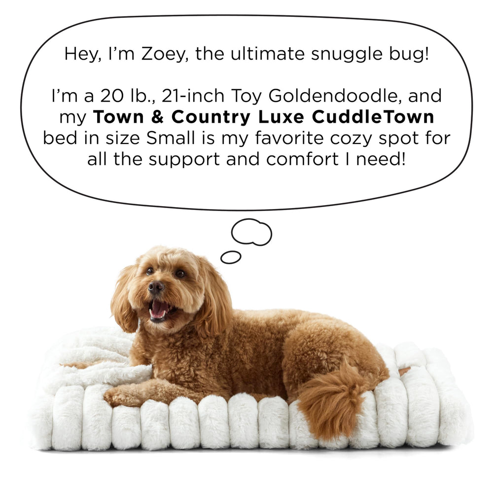 Town & Country Luxe CuddleTown – teinte marron chic s’intégrant à votre décor.