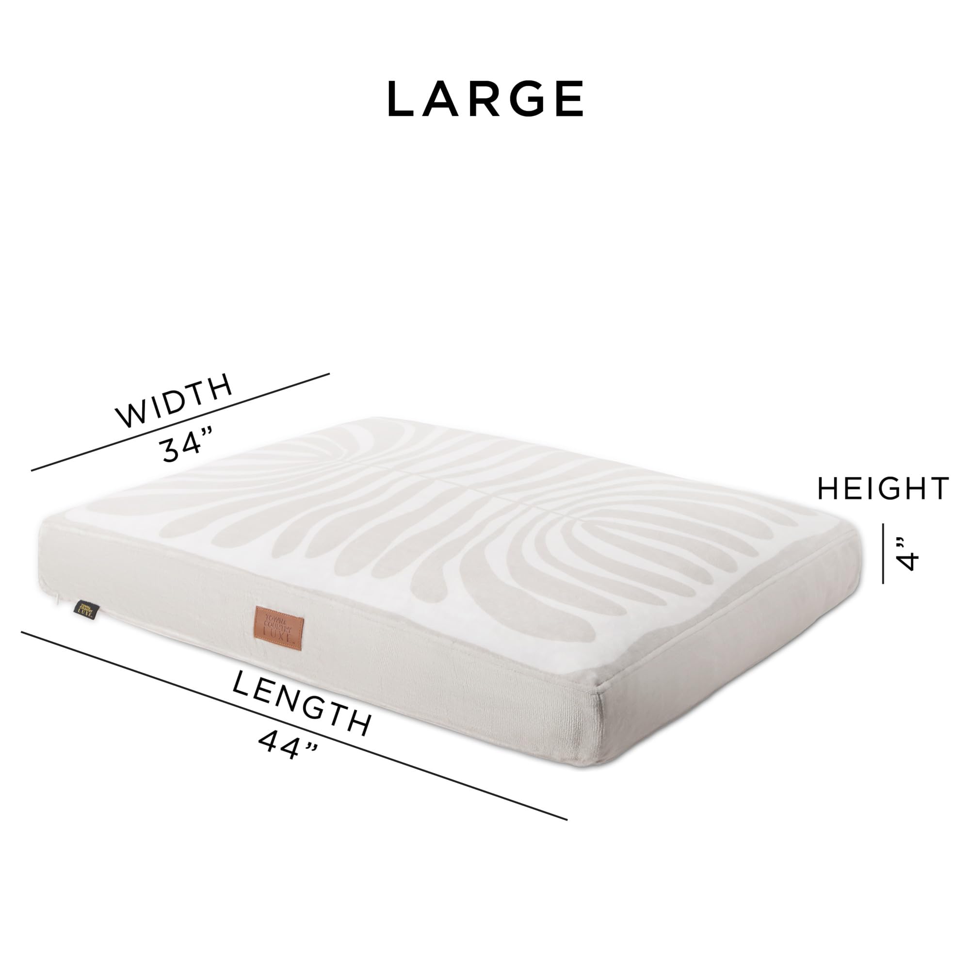 Town & Country Luxe CuddleTown Matisse : housse lavable en machine pour entretien facile.