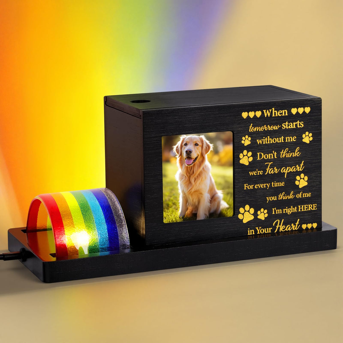 TOYSBOOM Rainbow Bridge: boîtier mémoire avec photo pour préserver le souvenir