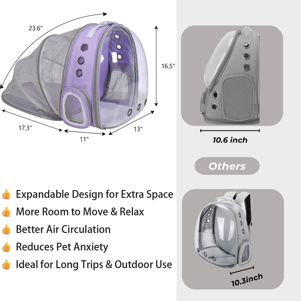 TOYSINTHEBOX sac-chat-chien extension-etendue pour plus d'espace et de confort