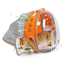 TOYSINTHEBOX sac porte-animal bulle panoramique pour un voyage serein avec votre chat.