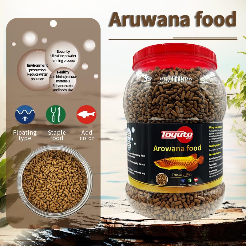 toyuto concu pour les cichlides d'aquarium, nutrition specifique.