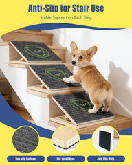 tozzwaig rampe bois stable angle reglable: s adapte à vos escaliers