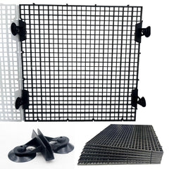 Barrière-diviseur d'aquarium TQDXZA noire 11,8 pouces pour séparer les poissons.