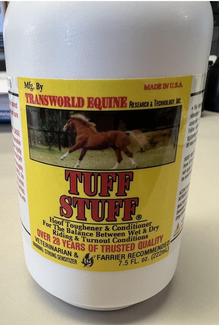 Conditionneur clair Tuff Stuff pour sabot, bouteille prête à protéger la paroi.