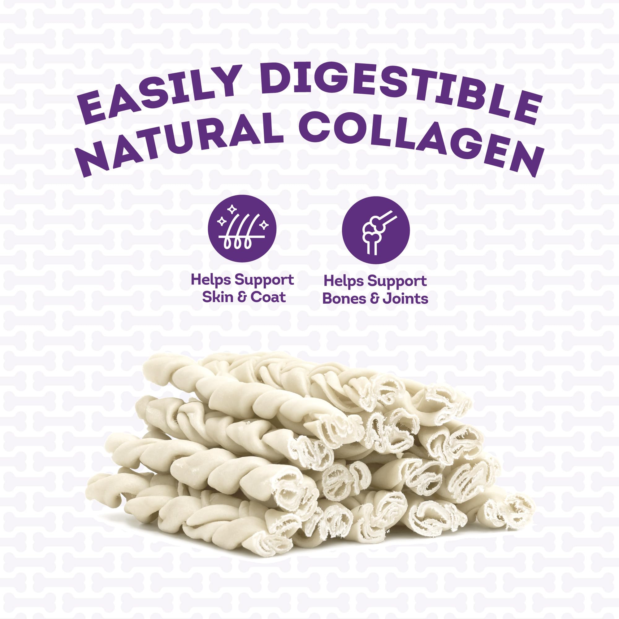 Friandises Treatly collagène en nattes – sécurité alimentaire et qualité garanties.