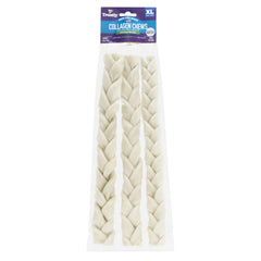 Treatly nattes collagene chien 12-13 po, friandise longue mastication.