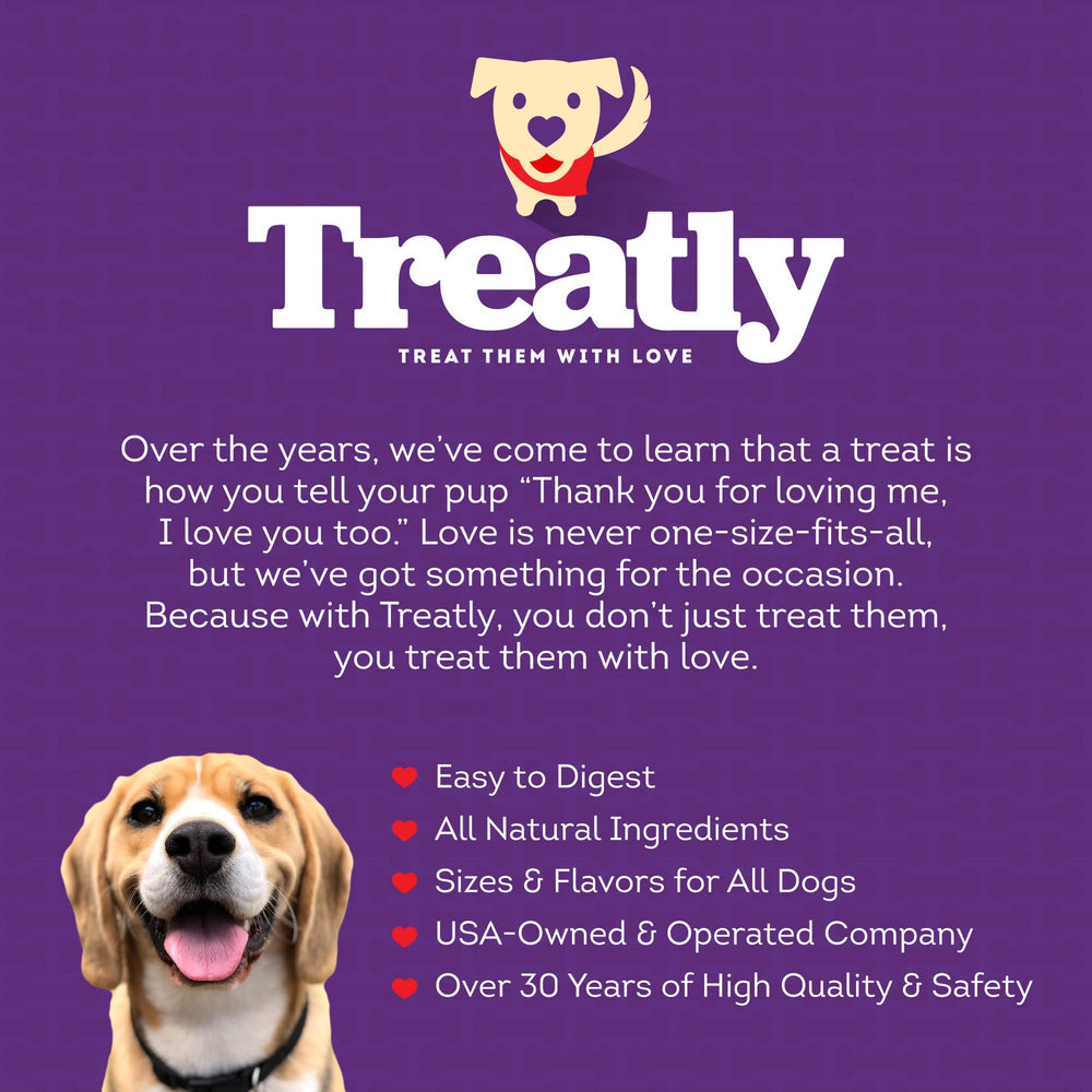 Friandise Treatly sans-additifs-artificiels : ingrédients simples et sains.