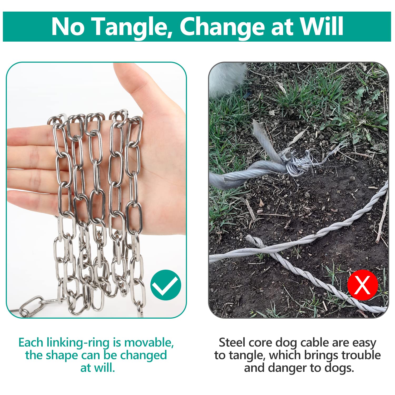 Tresbro utilisation facile et rangement sans nœuds après usage.