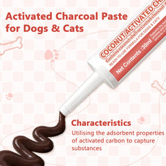 Pâte Trihood charbon actif — administration directe sans mélange.